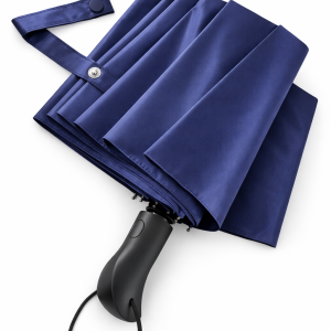 Ergonomik Saplı 10 Telli Otomatik Şemsiye Lacivert