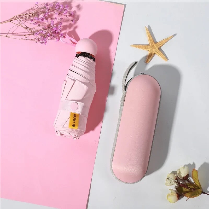 8 Telli Kapsül Şemsiye Pembe - 2
